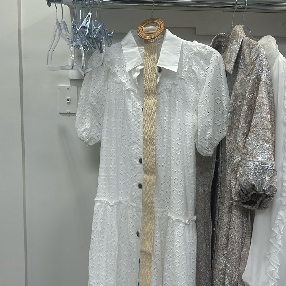 White dress size small